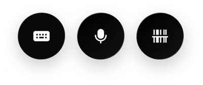 Food logging with text, voice, and barcode